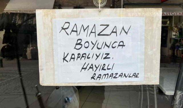 Bazı lokantalar Ramazan ayı boyunca kapalı