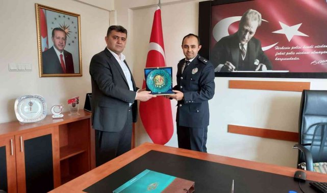 Belediye Başkanı Gürel&#039;den İlçe Emniyet Amirliğine Polis Haftası ziyareti