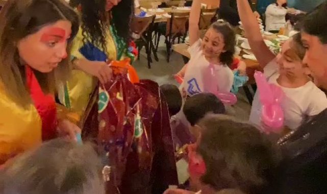 Bellapais, lösemili çocukları yemekte bir araya getirdi