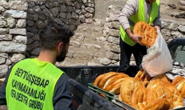 Beytüşşebap'ta her gün 300 aileye sıcak ekmek