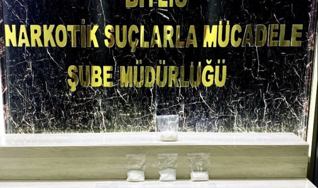 Bitlis'te 2 kilo 16 gram Metanfetamin ele geçirildi
