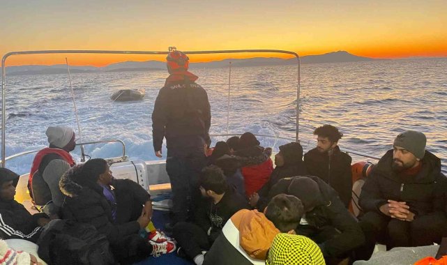 Bodrum'da 17 kaçak göçmen yakalandı