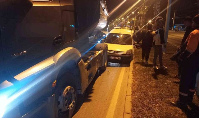 Bodrum'da kamyon kazası