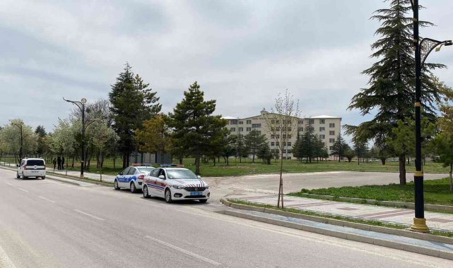 Bolvadin'de emniyet ve jandarmadan ortak radar denetimi