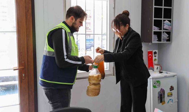 Buca'da 1 yılda 4 bin 412 litre atık yağ toplandı