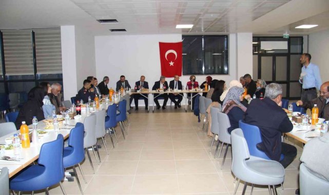 Bünyan protokolü şehit aileleri ile buluştu