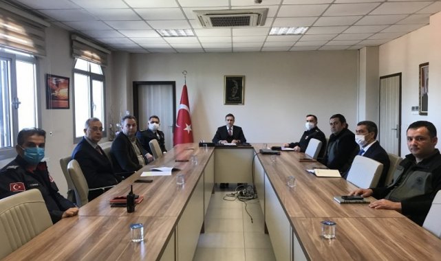 Burhaniye'de orman yangınları ile mücadele toplantısı yapıldı