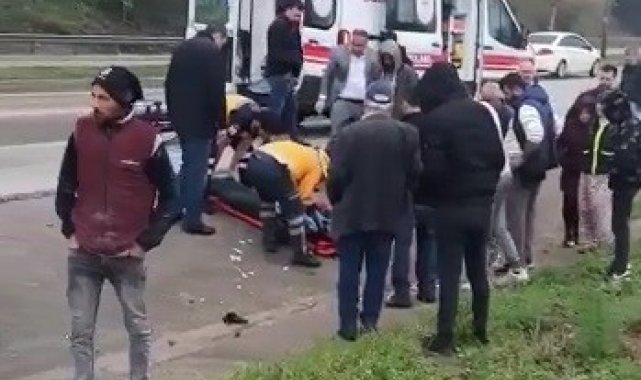 Bursa'da kayganlaşan yolda kontrolden çıkan otomobil taklalar attı : 1 ölü 1 yaralı