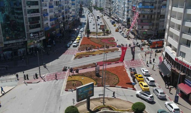 Büyükşehirden su tasarruflu peyzaj çalışması