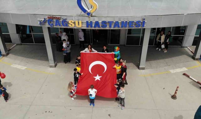 Çağsu Hastanesi'nde 23 Nisan Kutlaması