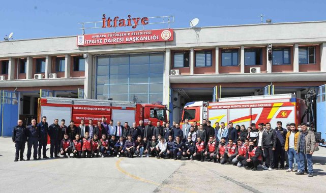 ÇAKÜ İtfaiyecilik Programı öğrencilerinden teknik gezi