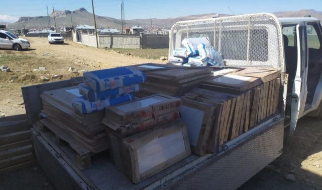 Çalınan 300 bin TL&#039;lik malzeme sahibine teslim edildi