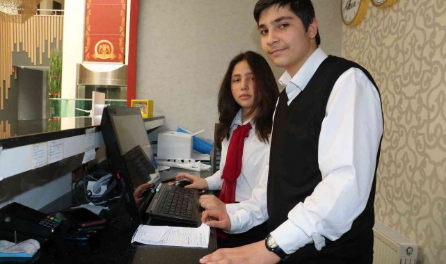 Çalışanlarıyla dikkat çeken otelde, bayram öncesi yoğunluk arttı