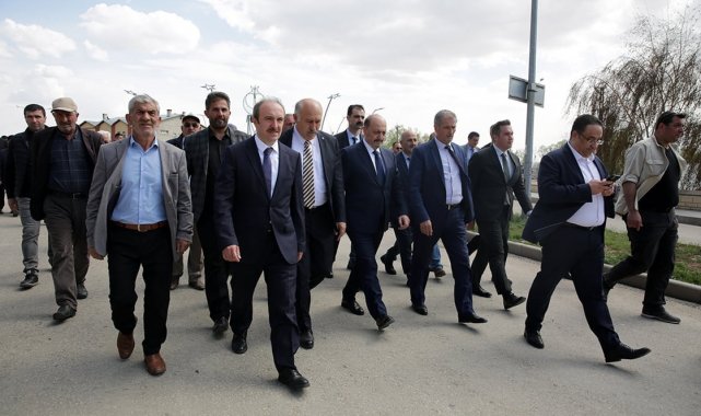 Çalışma ve Sosyal Güvenlik Bakanı Bilgin baba ocağında ziyaretlerde bulundu