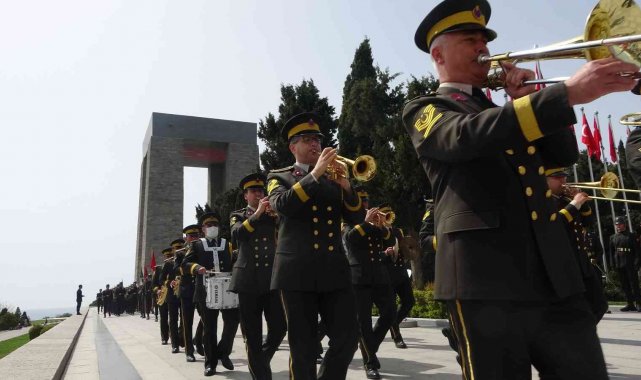 Çanakkale Kara Savaşları'nın 107. yıl dönümü tören provası yapıldı