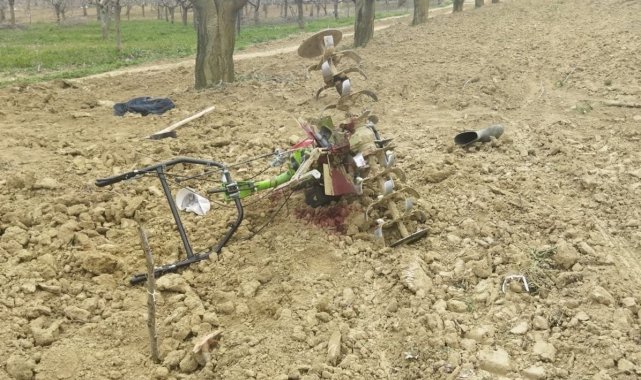 Çapa motoruna ayağını kaptıran çiftçi ağır yaralandı