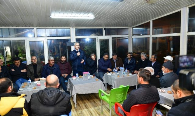 Çınar, Konak sakinleriyle bir araya geldi