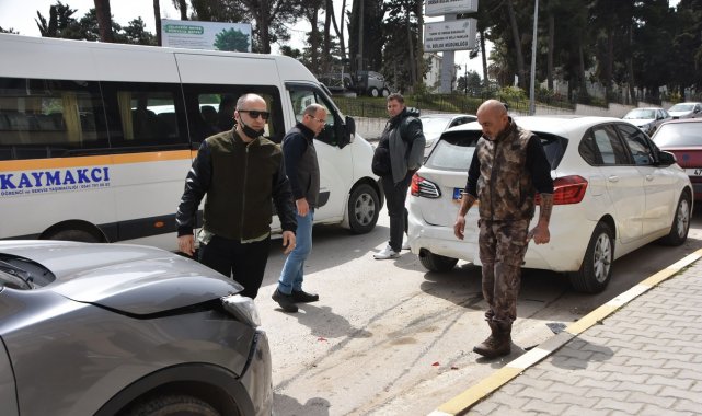 Cip otomobile çarptı: 1 yaralı