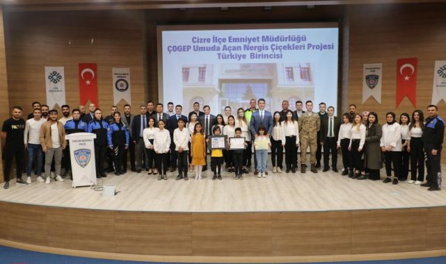 Cizre emniyetinin hayata geçirdi &#039;Umuda Açan Nergis Çiçekleri&#039; ve ÇOGEP Projesi sona erdi