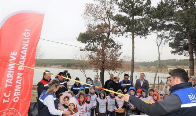 Çocuklar balık tutmayı öğrendi