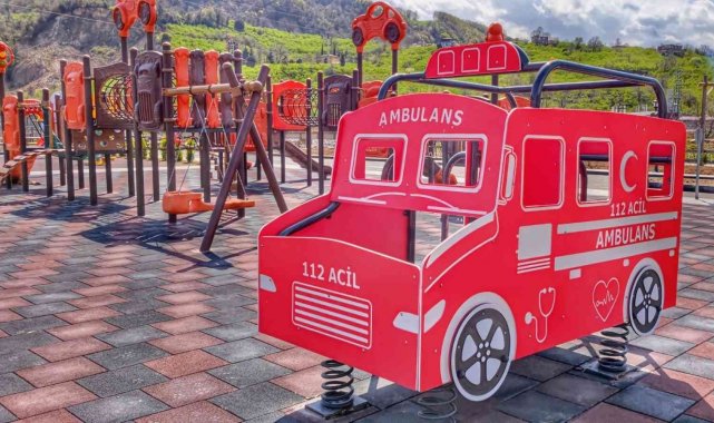 Çocuklar bu pistte trafik kurallarını eğlenerek öğrenecek