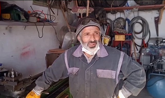 Çocukluk hayalini gerçekleştirip tamir atölyesi kurdu