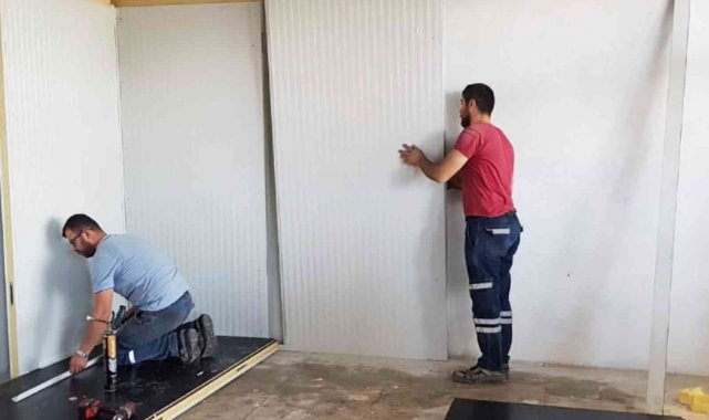 Çok amaçlı salonlara soğuk hava deposu kuruluyor