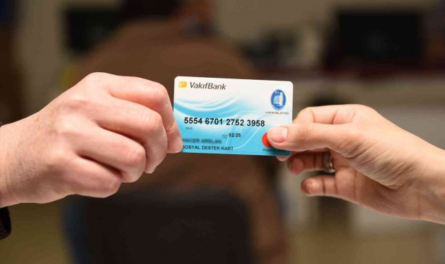 Çorum Belediyesi, sosyal destek kartlarına 2 milyon 238 bin lira aktardı