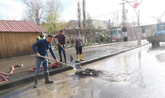 Çukurca Belediyesi'nden bahar temizliği
