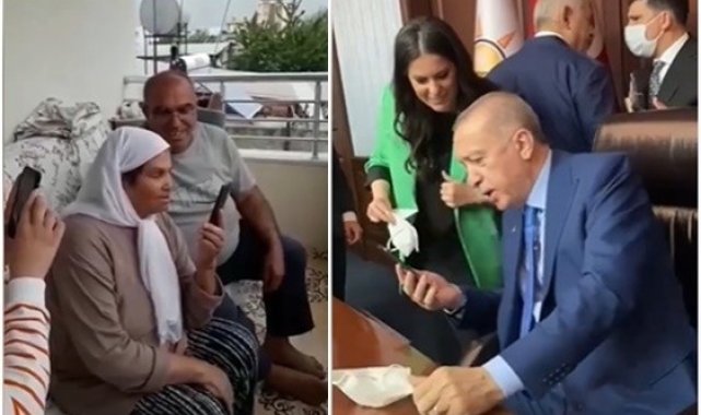 Cumhurbaşkanı Erdoğan, kanser hastası Halime teyzeyle görüştü