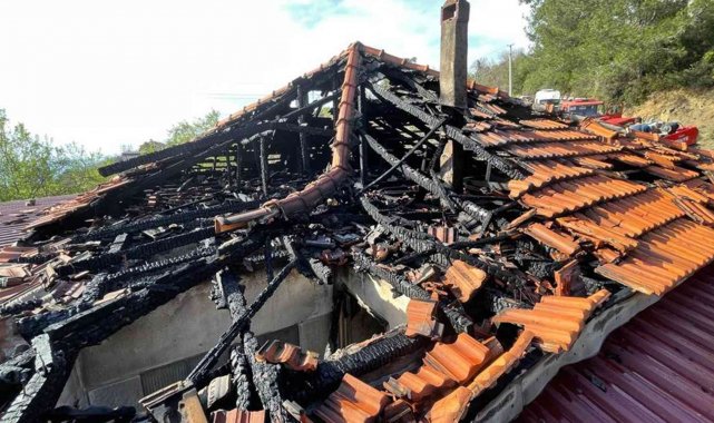 Dalaman'da ev yangını