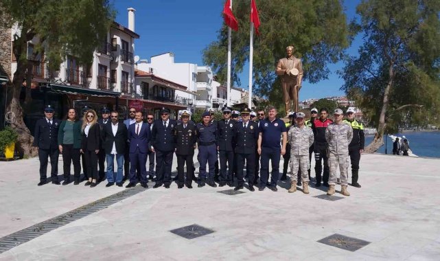 Datça&#039;da Türk Polis Teşkilatı&#039;nın kuruluş yıl dönümü törenle kutlandı
