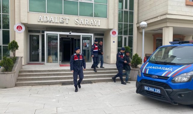 Demir direk hırsızlığı yapan 2 kişi tutuklandı