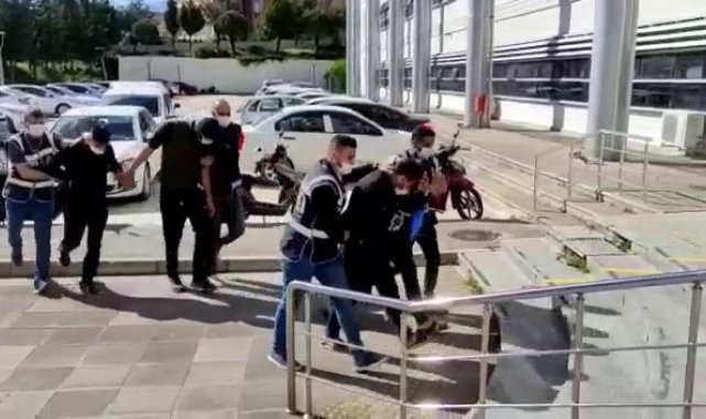 Depodan 1 milyon lira değerinde su tesisatı çalan 4 kişi tutuklandı