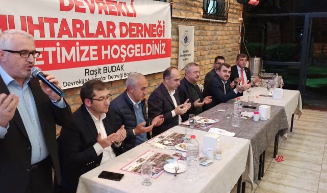 Devrekli Muhtarlar Derneği protokol ve üyelerine yönelik iftar programı düzenledi