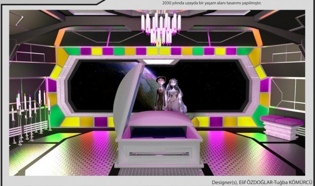 DPÜ Mimarlık Fakültesi öğrencilerinin eserleri kongrede sergilendi