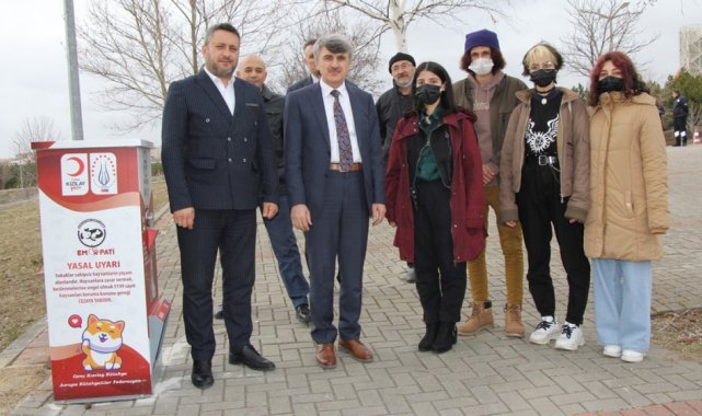 DPÜ'de sokak hayvanları için mamamatik uygulaması