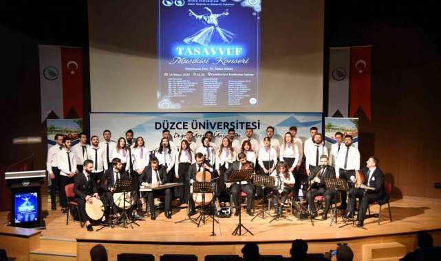Düzce Üniversitesi'nde tasavvuf musikisi konseri düzenlendi
