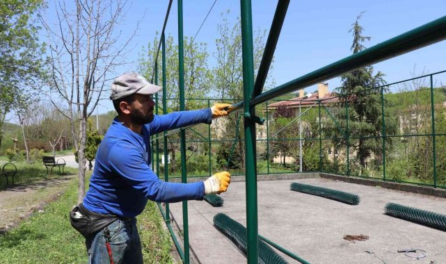 Düzce'de parklar yenileniyor