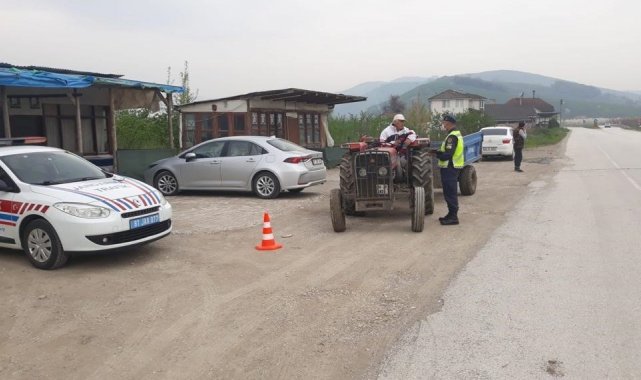 Düzce'de tarım araçları denetlendi