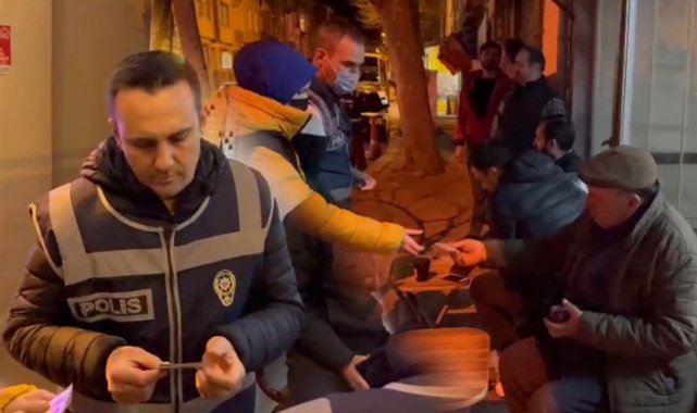 Edirne Emniyeti'nden kıraathanelerde asayiş uygulaması