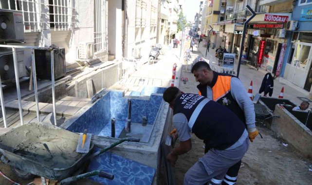 Efeler Adile Naşit Sokak&#039;taki çalışmalarda sona yaklaşıldı