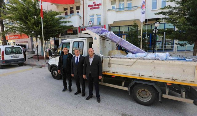 Efeler'den kardeş şehri Gönen'e 23 Nisan hediyesi