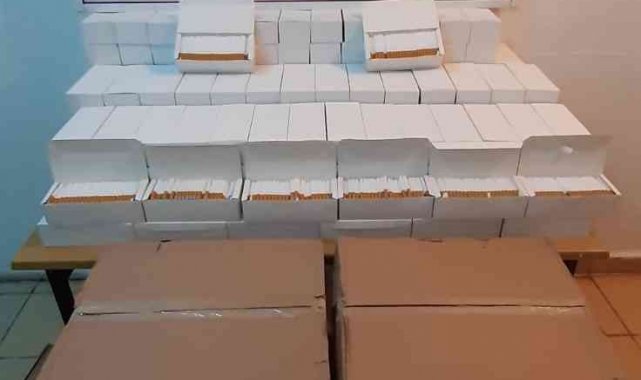 Elazığ'da 40 bin adet bandrolsüz makaron ele geçirildi