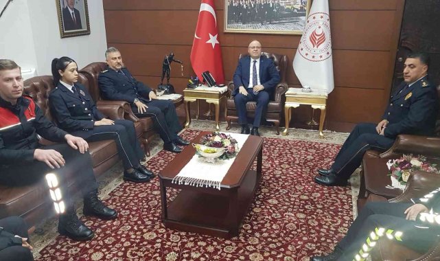 Emniyet'ten Vali Tutulmaz'a ziyaret