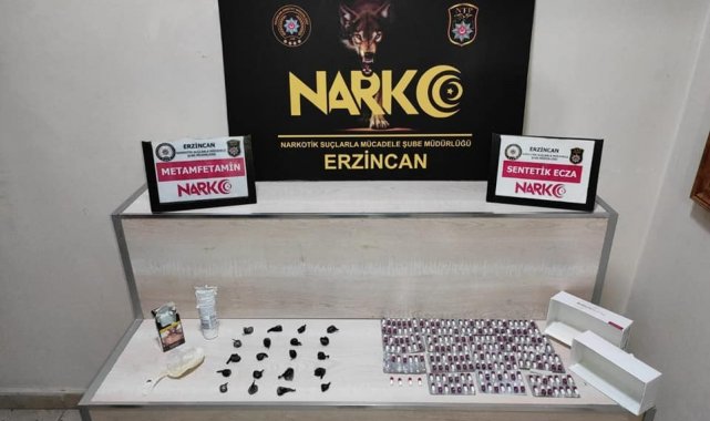 Erzincan'da uyuşturucu satıcılarına yönelik operasyonda 2 kişi tutuklandı