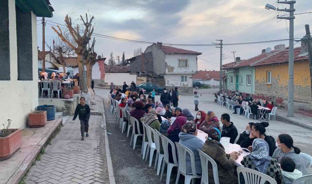 Eskişehir'in en eski yerleşim yerinde iftar yemeği