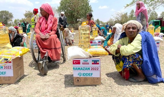 Etiyopya ve Somali'deki ihtiyaç sahiplerine Ramazan yardımları ulaştırılıyor