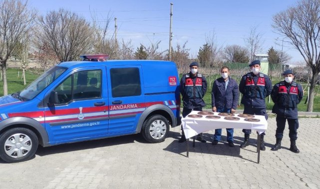 Fabrikadan 50 bin liralık bakır kaynak diski çalan şüpheliyi jandarma yakaladı