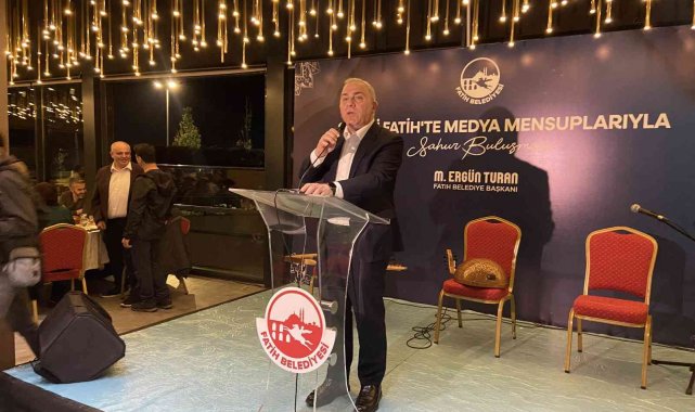 Fatih'te Basın mensupları sahur programında bir araya geldi
